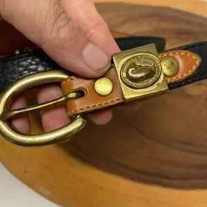 Dooney & Bourke Rare Vintage Pebbled leather & Brass Belt Dooney & Bourke | Accessories | Dooney Bourke Rare Vintage  main image 2